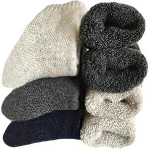 Thick Wool Socks - Soft Warm Comfort Winter Crew Socks